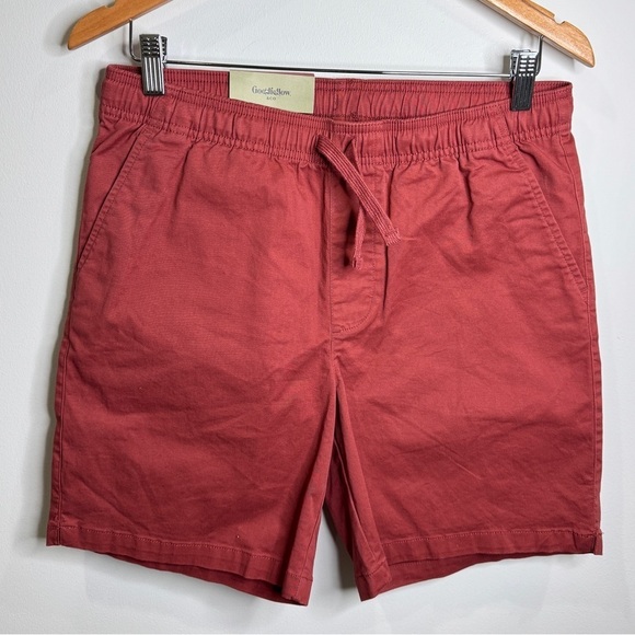 Goodfellow & Co Everyday Burnt Red Men’s Shorts (XS) - Picture 1 of 6